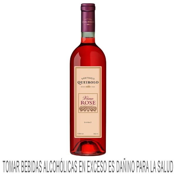 Vino Rosé SANTIAGO QUEIROLO Semiseco Botella 750ml