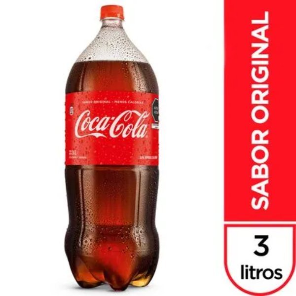 Coca Cola Gaseosa Botella 3L