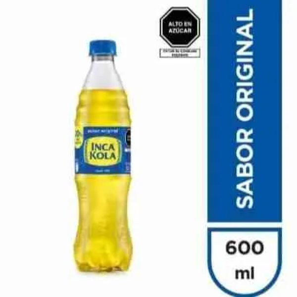 Inka Cola Gaseosa Botella 600 ML