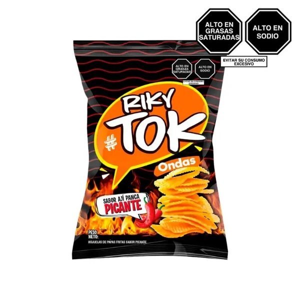 PAPAS ONDAS PICANTE RIKYTOK 70GR