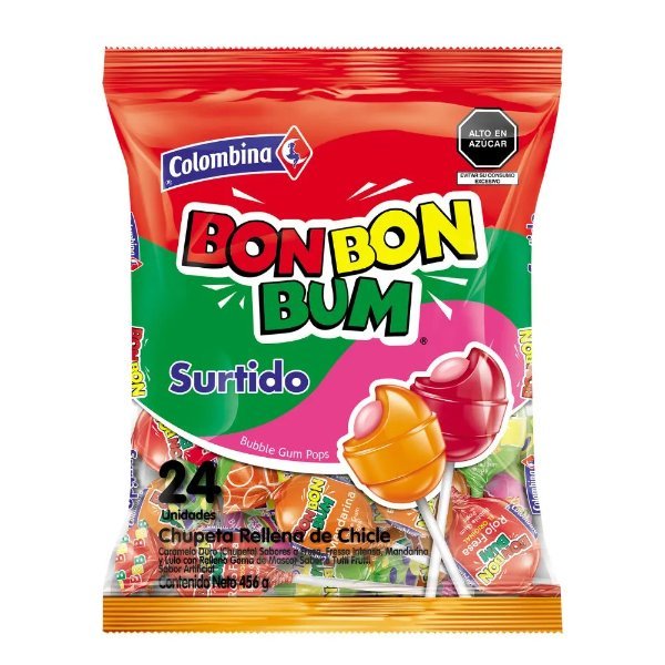 CHUPETIN BON BON BUM  SURTIDO